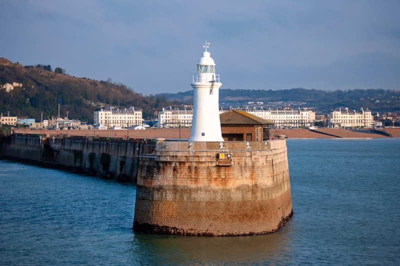 Entrance to Dover Port