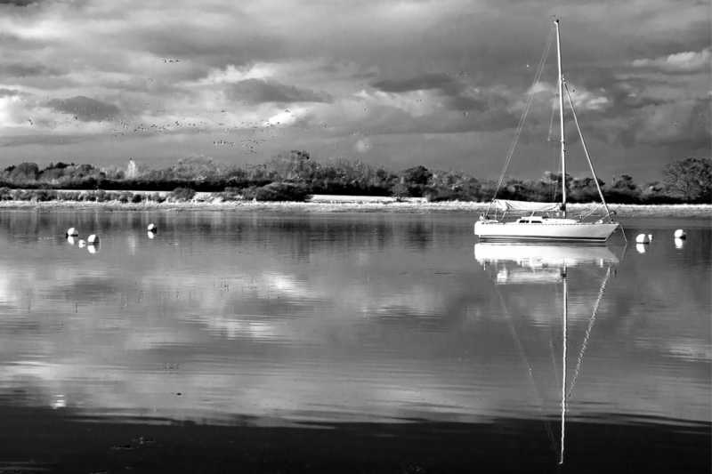 Chichester Harbour monochrome