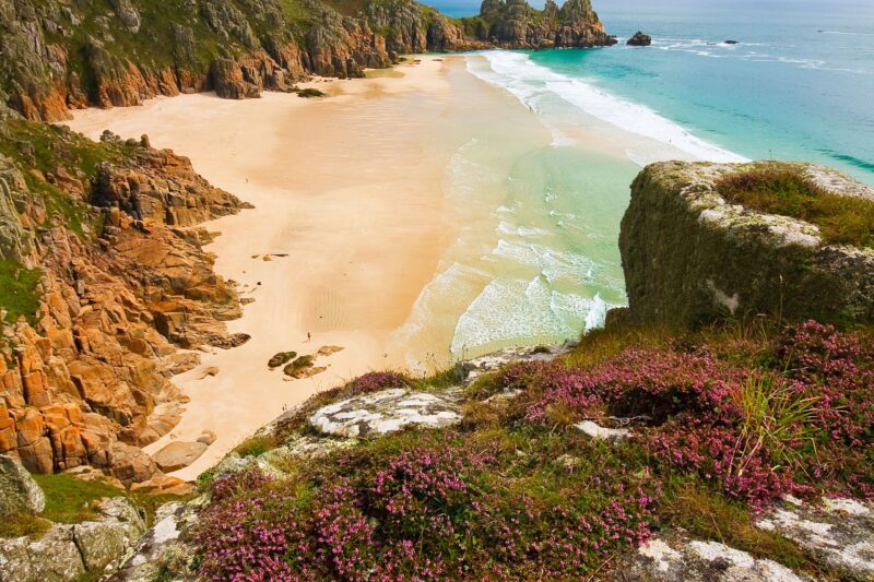 Porthcurno beach