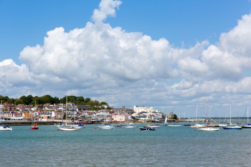 Cowes harbour Isle of Wight