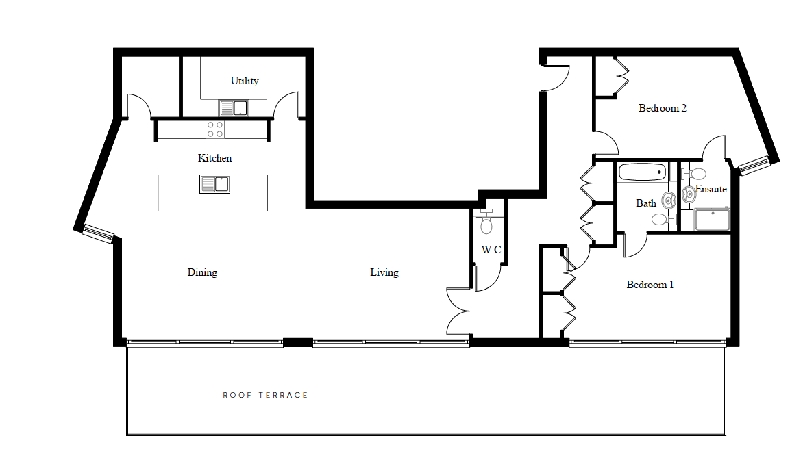 Apartment 9, Aspect, Seabrook Road, Hythe CT21 floorplan