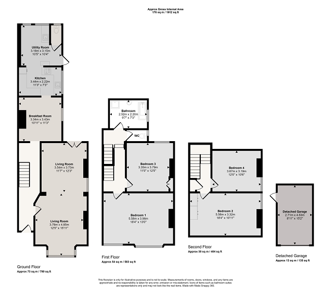 Seabrook Road, Hythe CT21 floorplan